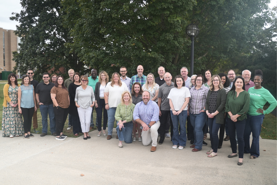 EnCircle staff stand outside for a photo